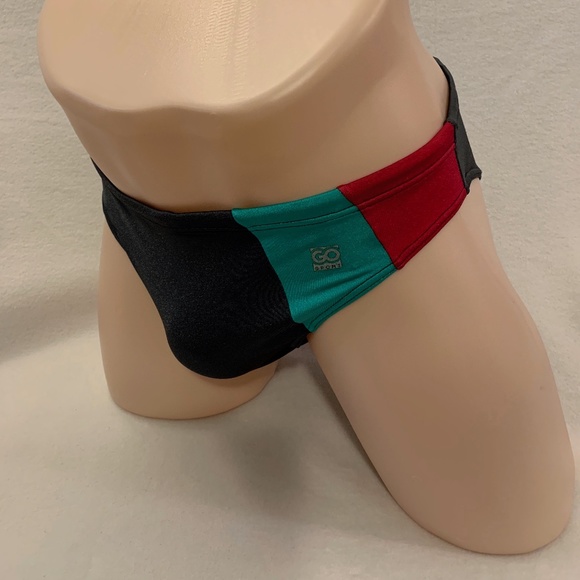 Go Sport Vintage Swim Briefs 34-36 Waist - Picture 2 of 3